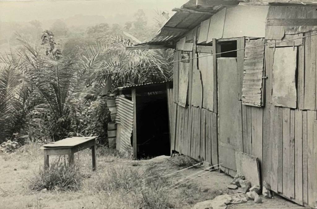 Building with little table