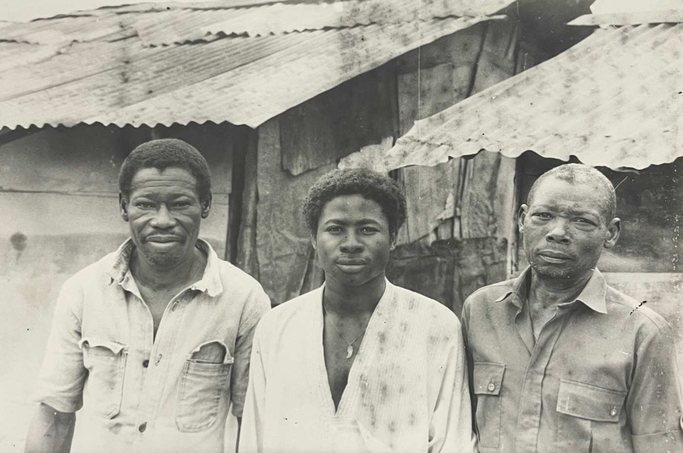 three Gabonese men